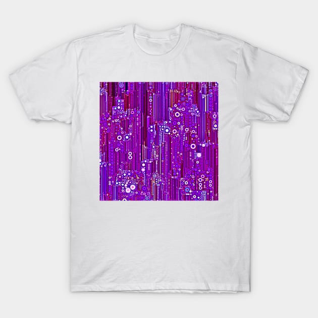 Cityscape in Violet T-Shirt by DANAROPER